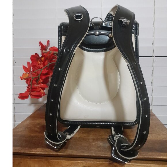 Miki House Japanese Backpack Faux Leather SOME WEAR VIEW PICTURES - Picture 7 of 8